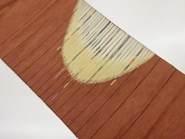 JAPANESE NAGOYA OBI / TSUMUGI / WOVEN STRIPE